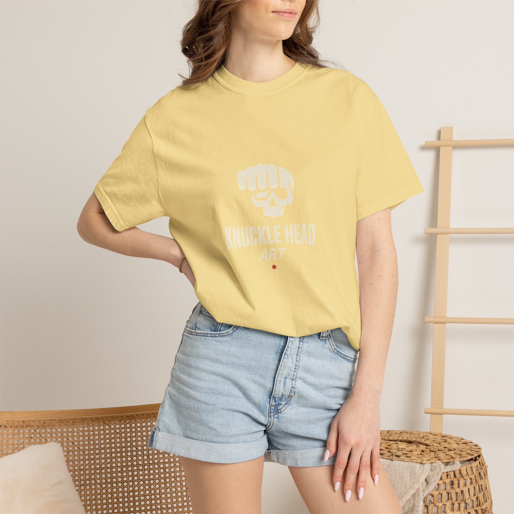 Knuckle Head Art T‑Shirt — Retro Fist Graphic Tee