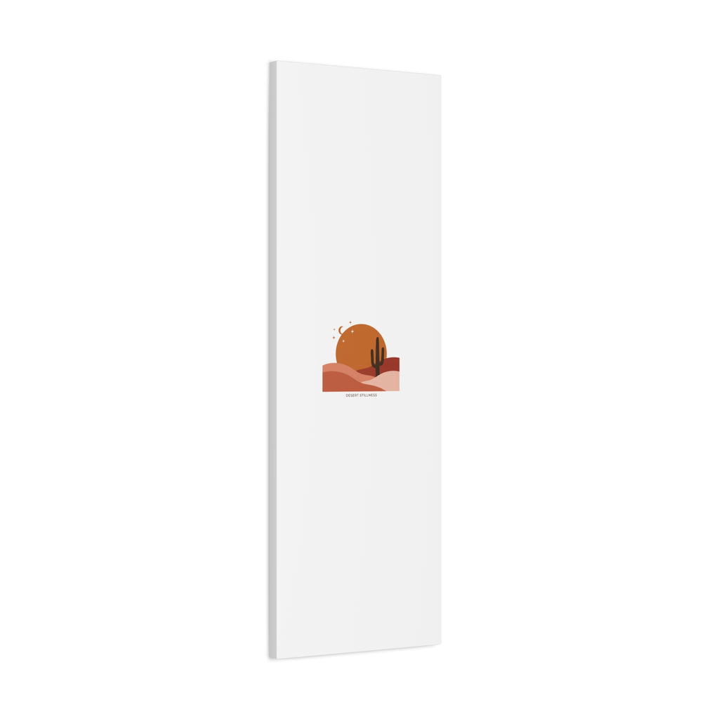 Desert Stillness Canvas, Desert Sunset Minimalist Mesa | Southwestern Art Print