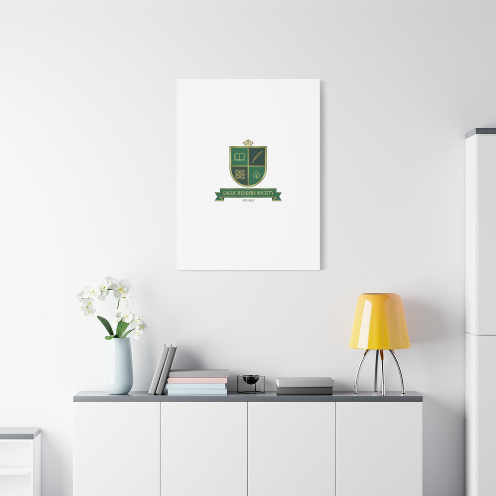 Gaelic Crest Shield Canvas | Celtic crest, Irish heritage logo 36" x 36" 1.25"