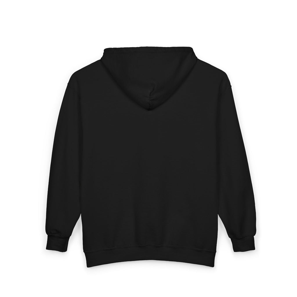 Fist Logo Zip Hoodie â Empowerment Graphic Full-Zip Sweatshirt Black