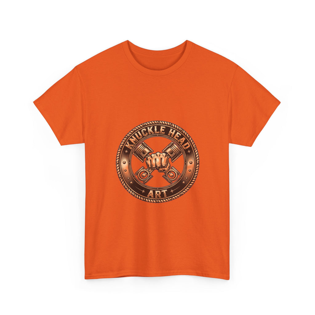 Knucklehead Art Metal Emblem T‑Shirt