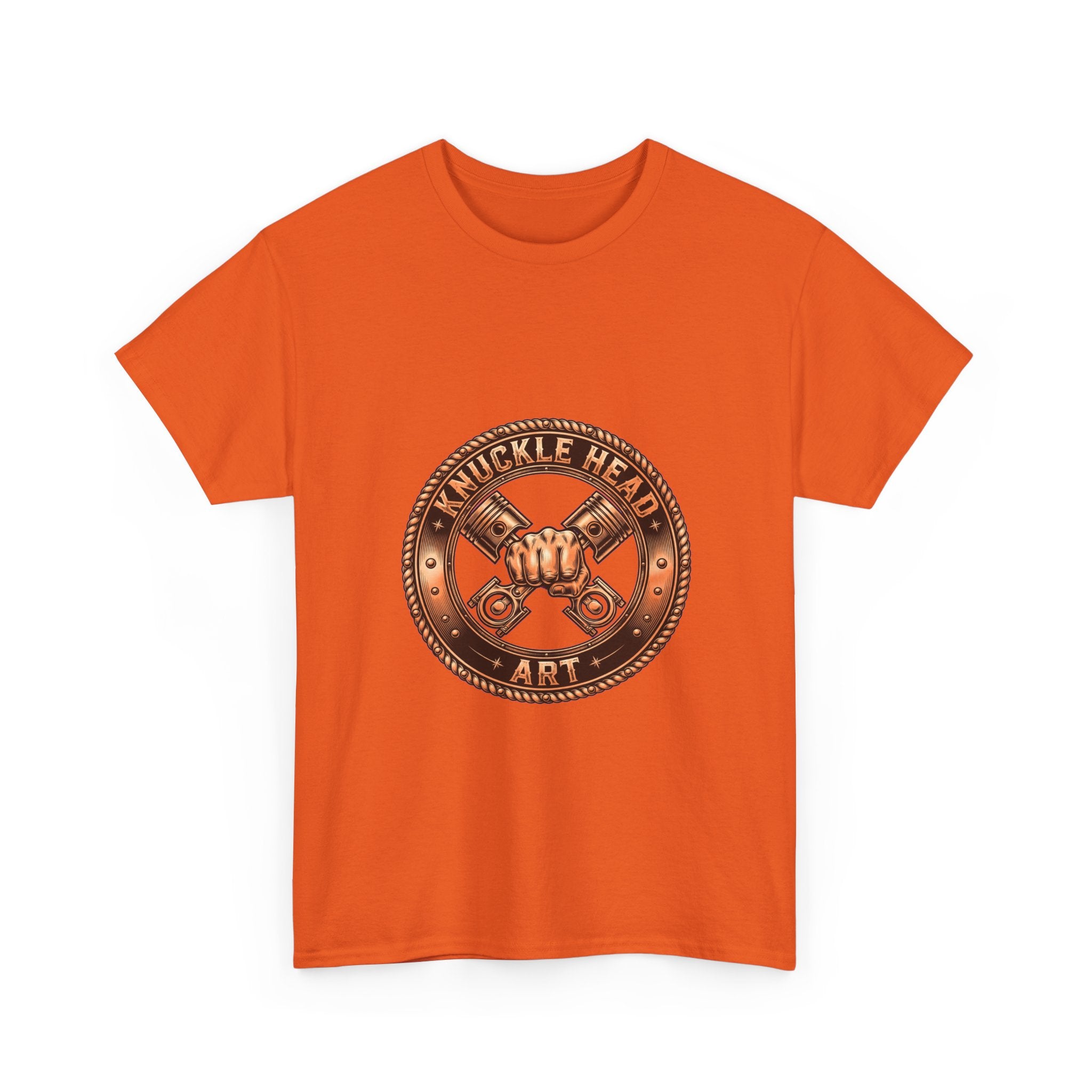 Knucklehead Art Metal Emblem T‑Shirt