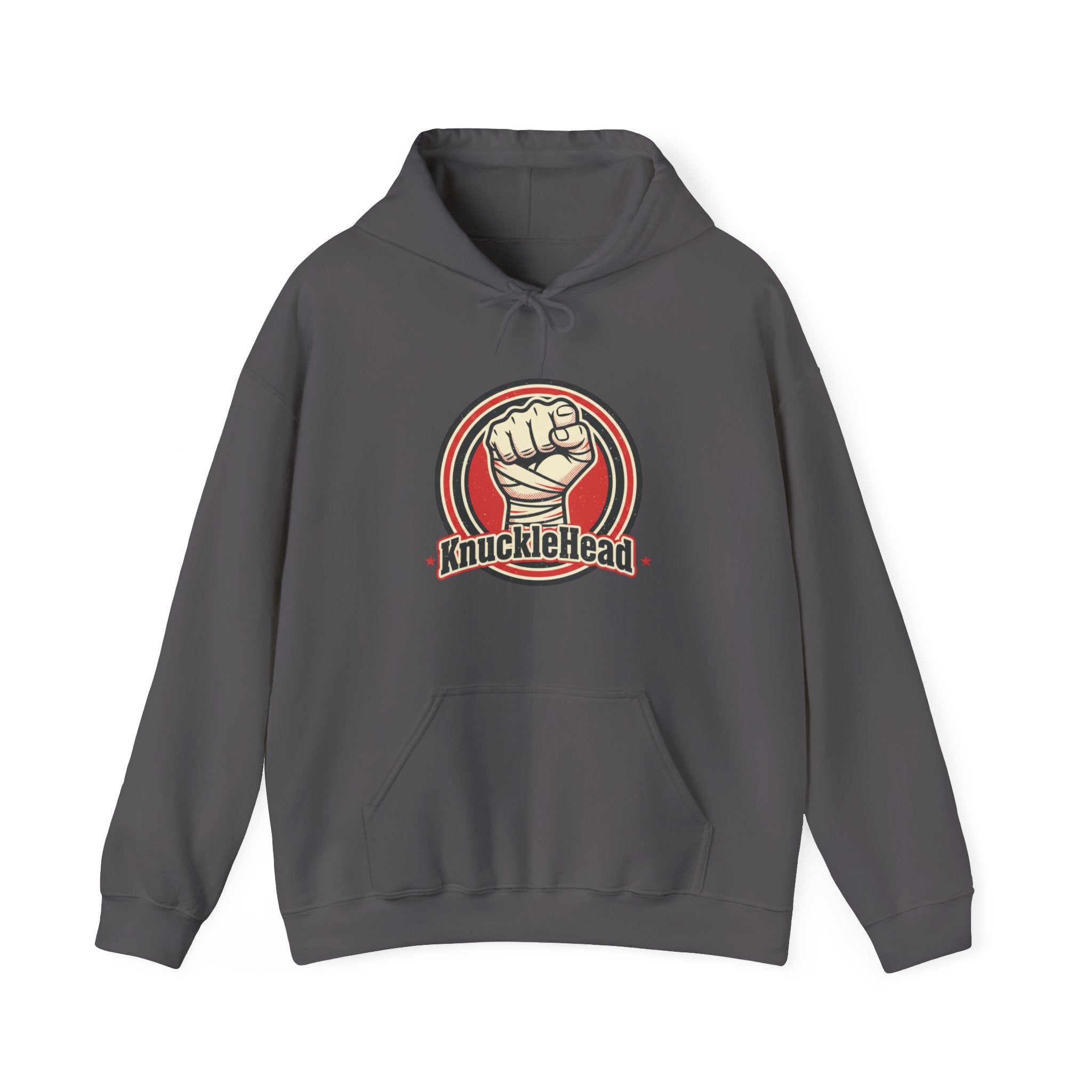 Knucklehead Fist Hoodie – Retro Boxing Punch Graphic Sweatshirt