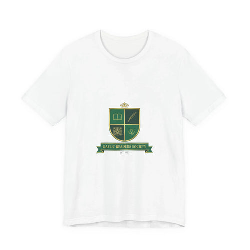 Celtic Crest Shield T-Shirt | Gaelic serif crest, Celtic knot logo White