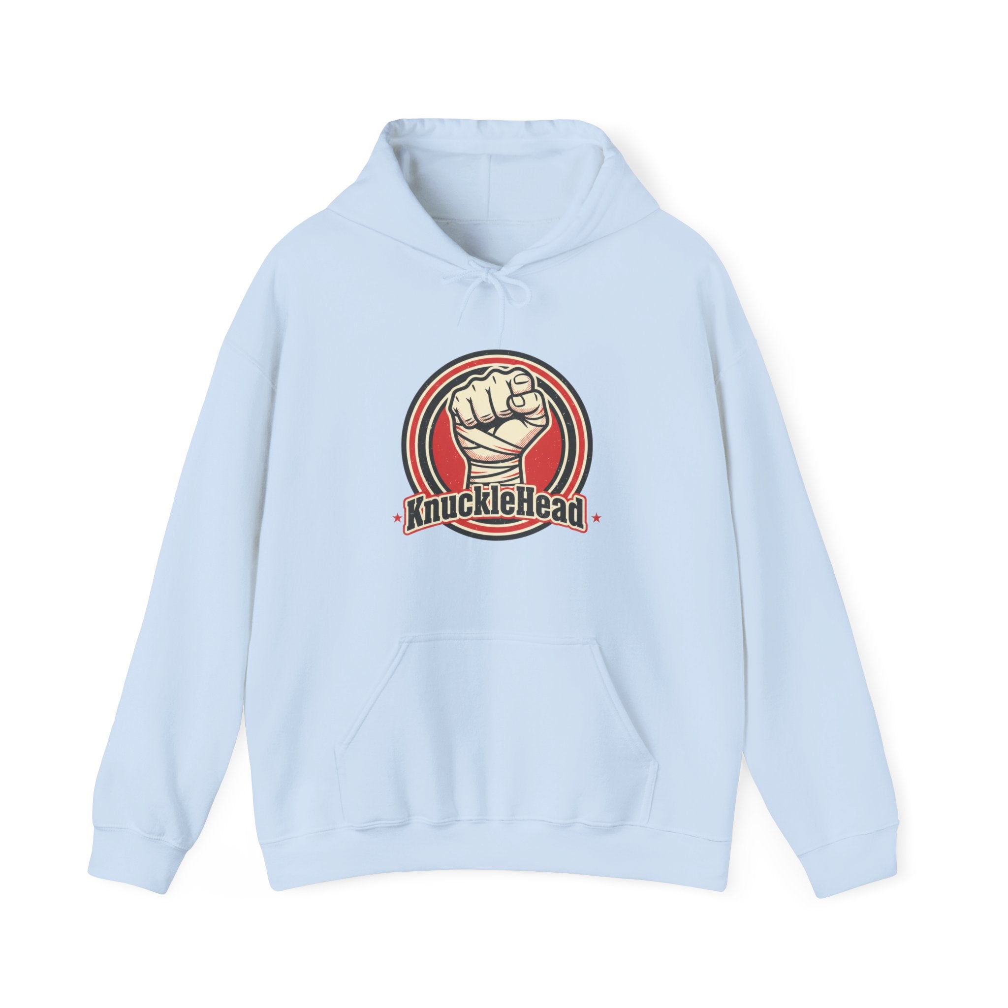 Knucklehead Fist Hoodie – Retro Boxing Punch Graphic Sweatshirt