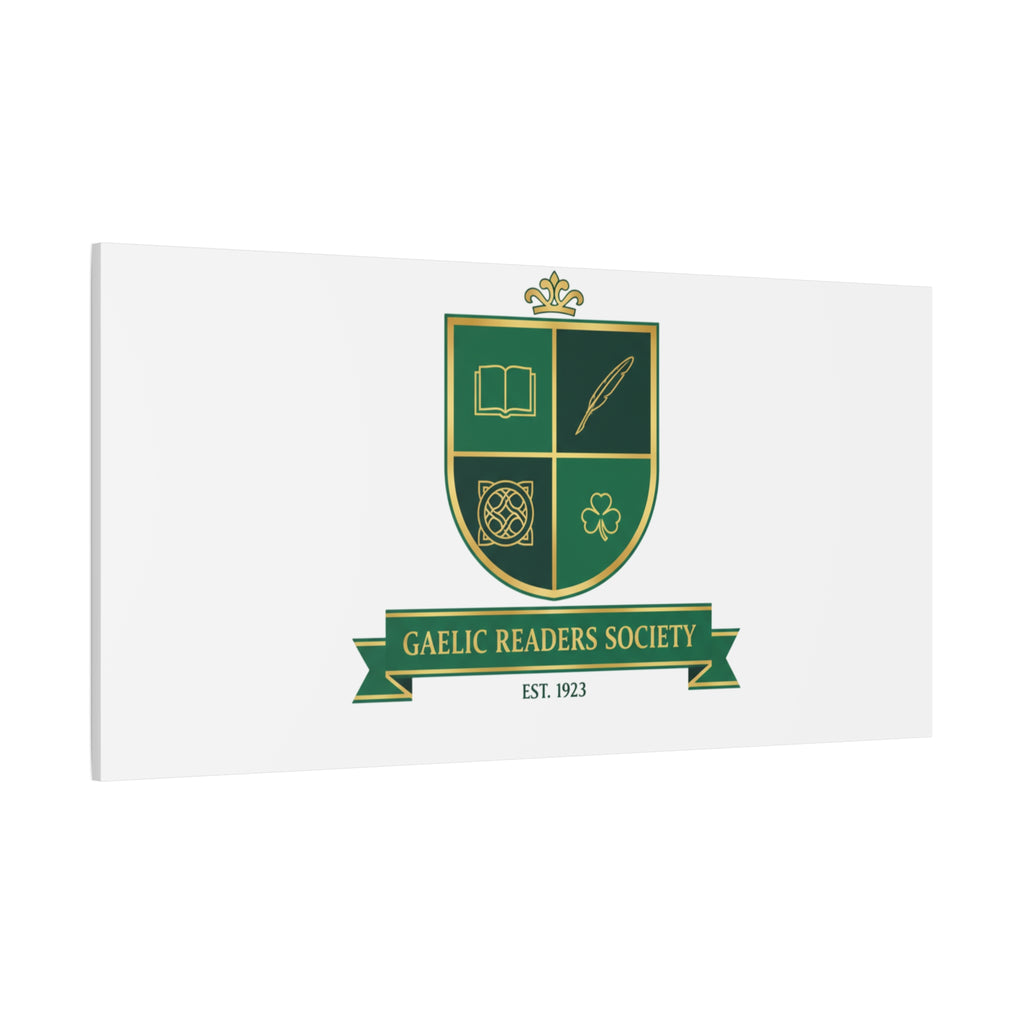 Gaelic Crest Shield Canvas | Celtic crest, Irish heritage logo 36" x 36" 1.25"