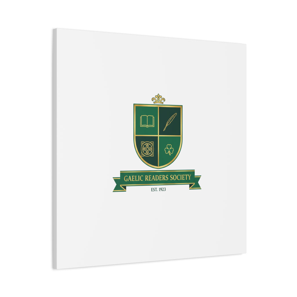 Gaelic Crest Shield Canvas | Celtic crest, Irish heritage logo 36" x 36" 1.25"