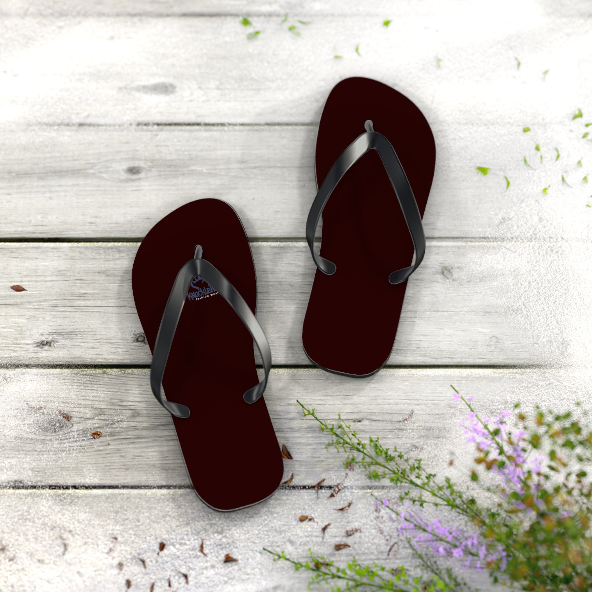Classic Solid-Color Flip Flops – Casual Beach & Everyday Sandals XL Black sole