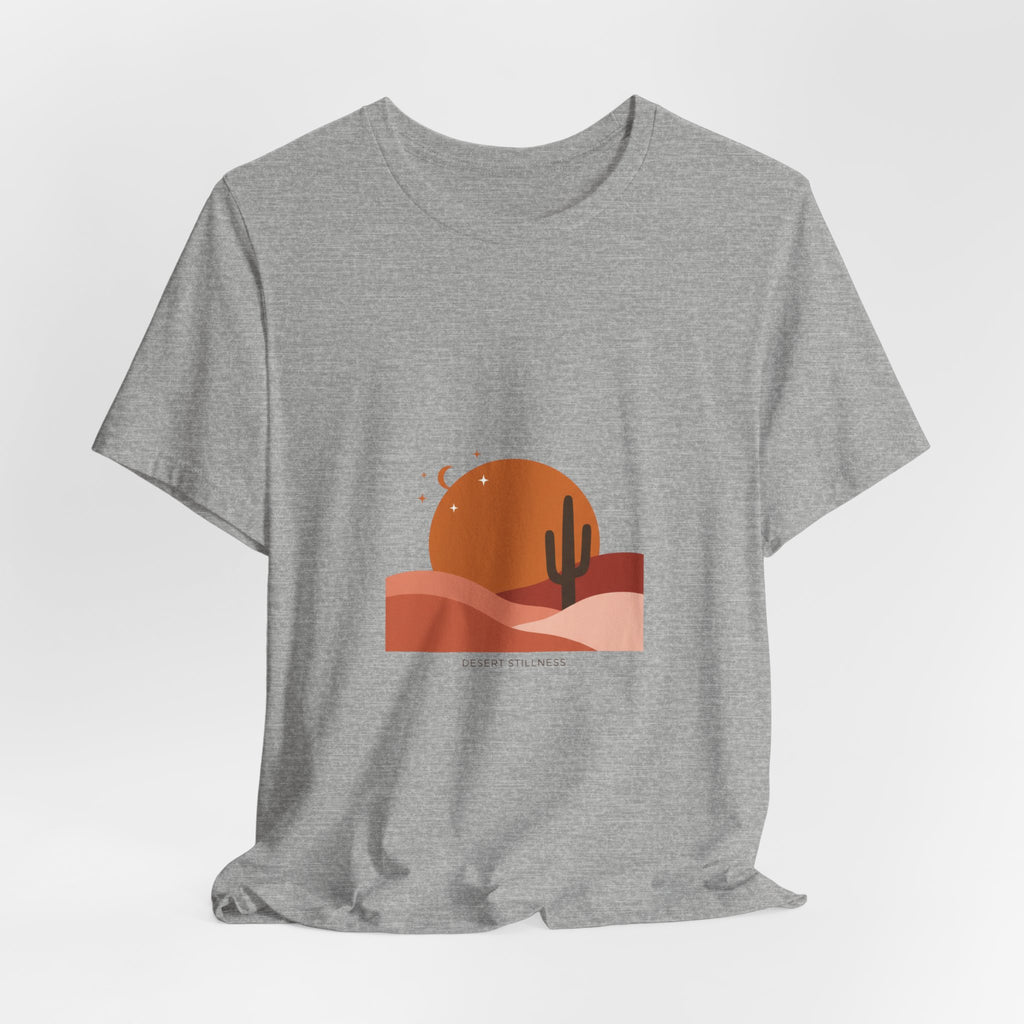 Desert Sunset Minimalist Mesa Tee | Southwestern art print, adobe-inspired