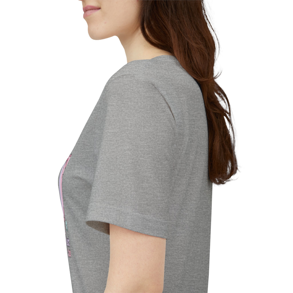 Soft Heart Strong Care T-Shirt | cute nurse graphic, pastel coquette medical shirt Navy