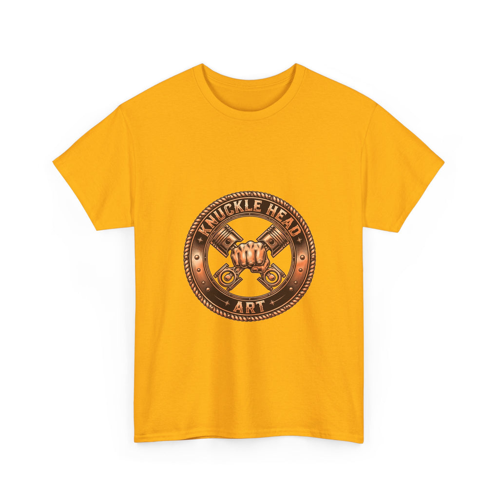 Knucklehead Art Metal Emblem T‑Shirt