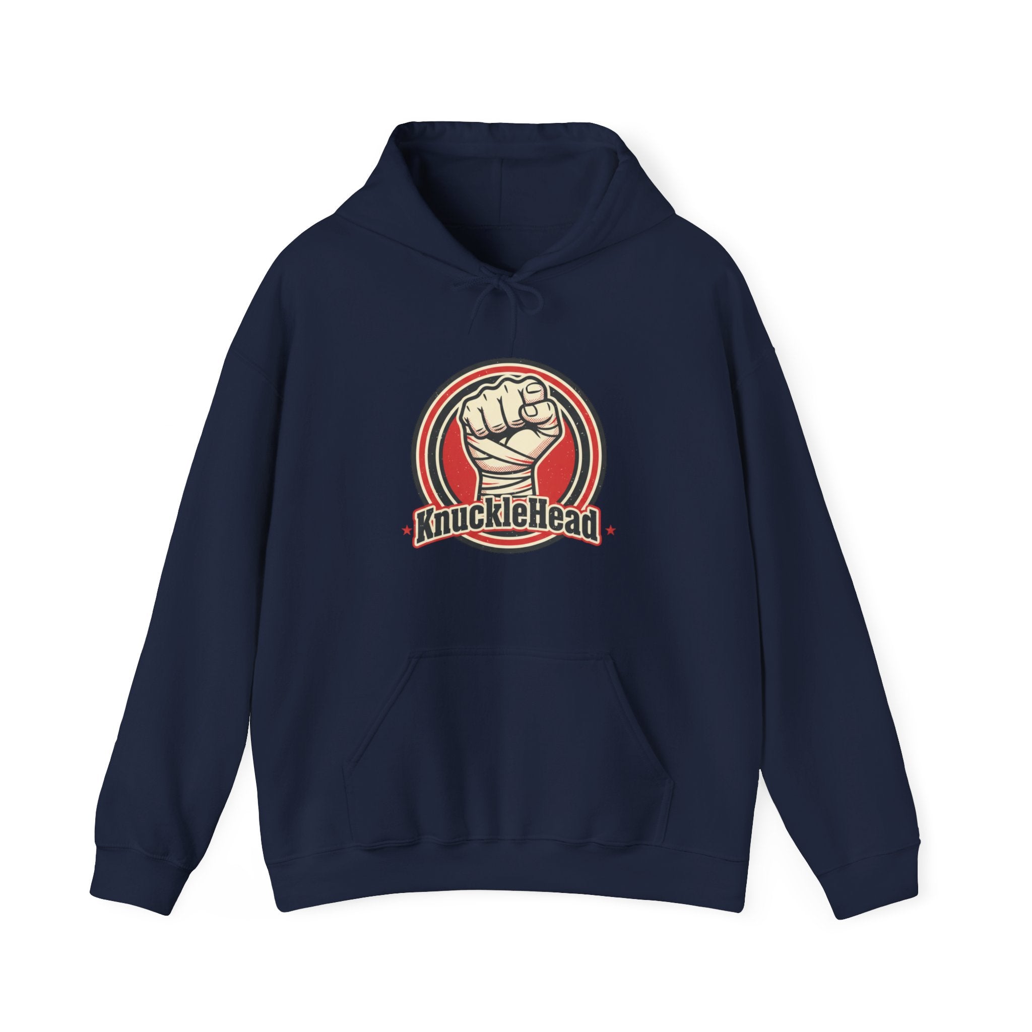 Knucklehead Fist Hoodie – Retro Boxing Punch Graphic Sweatshirt