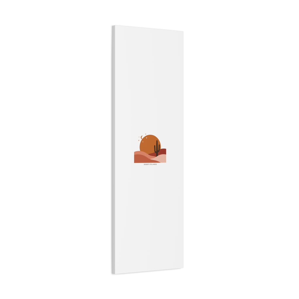 Desert Stillness Canvas, Desert Sunset Minimalist Mesa | Southwestern Art Print 36" x 36" 1.25"