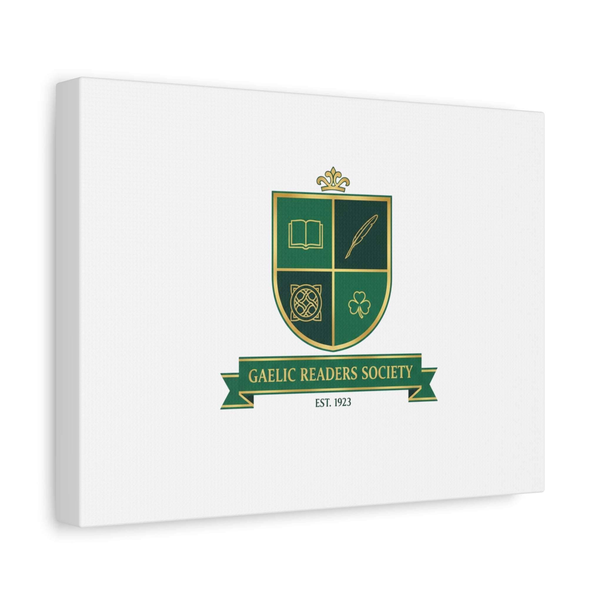 Gaelic Crest Shield Canvas | Celtic crest, Irish heritage logo 36" x 36" 1.25"