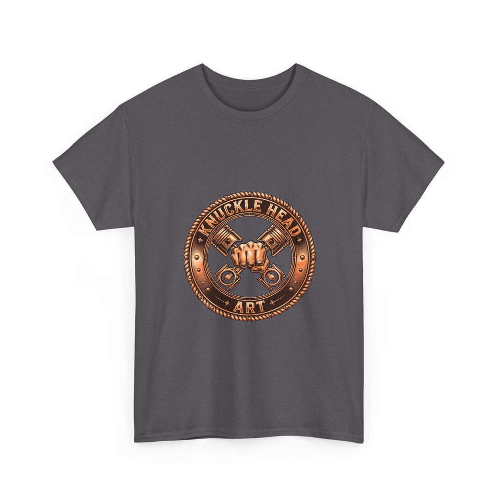 Knucklehead Art Metal Emblem T‑Shirt