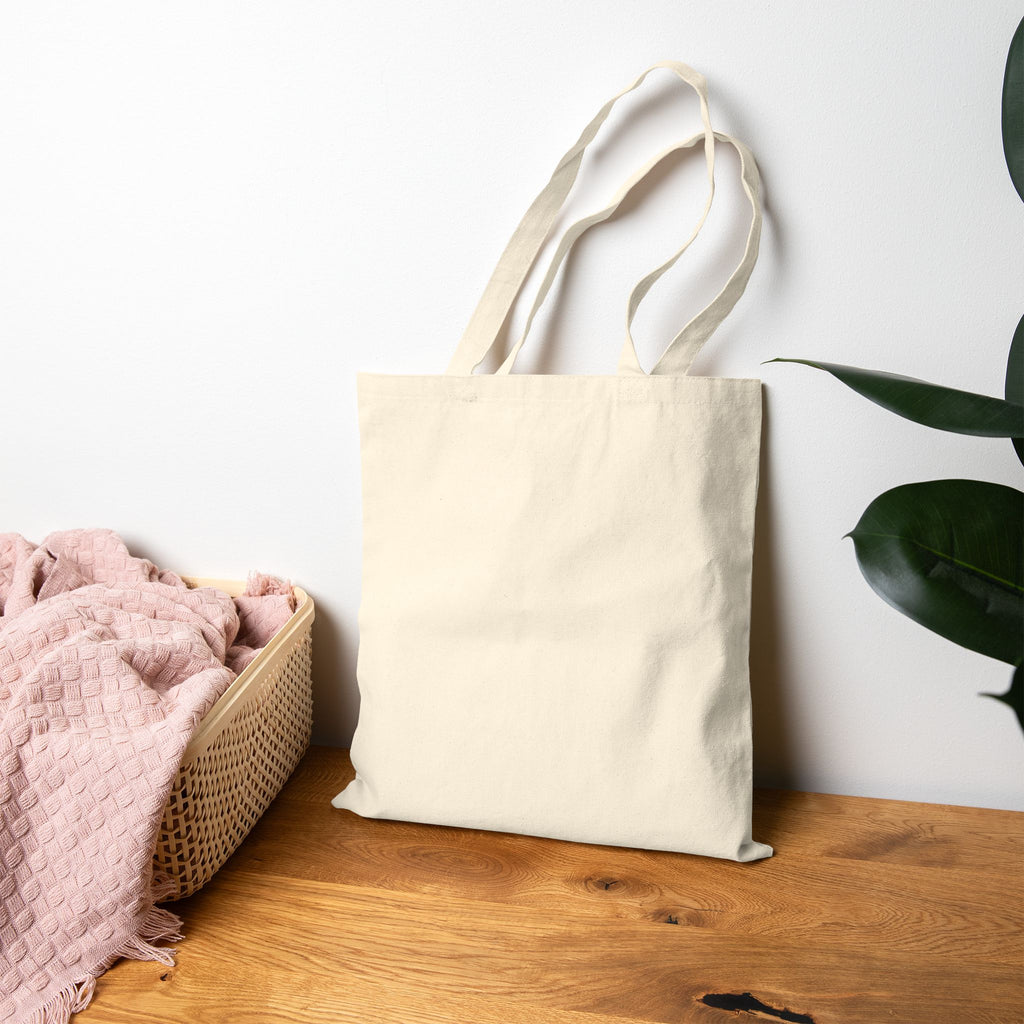 Gothic Arch Minimal Tote | Monastic Minimalism, Scripture Micro-Text