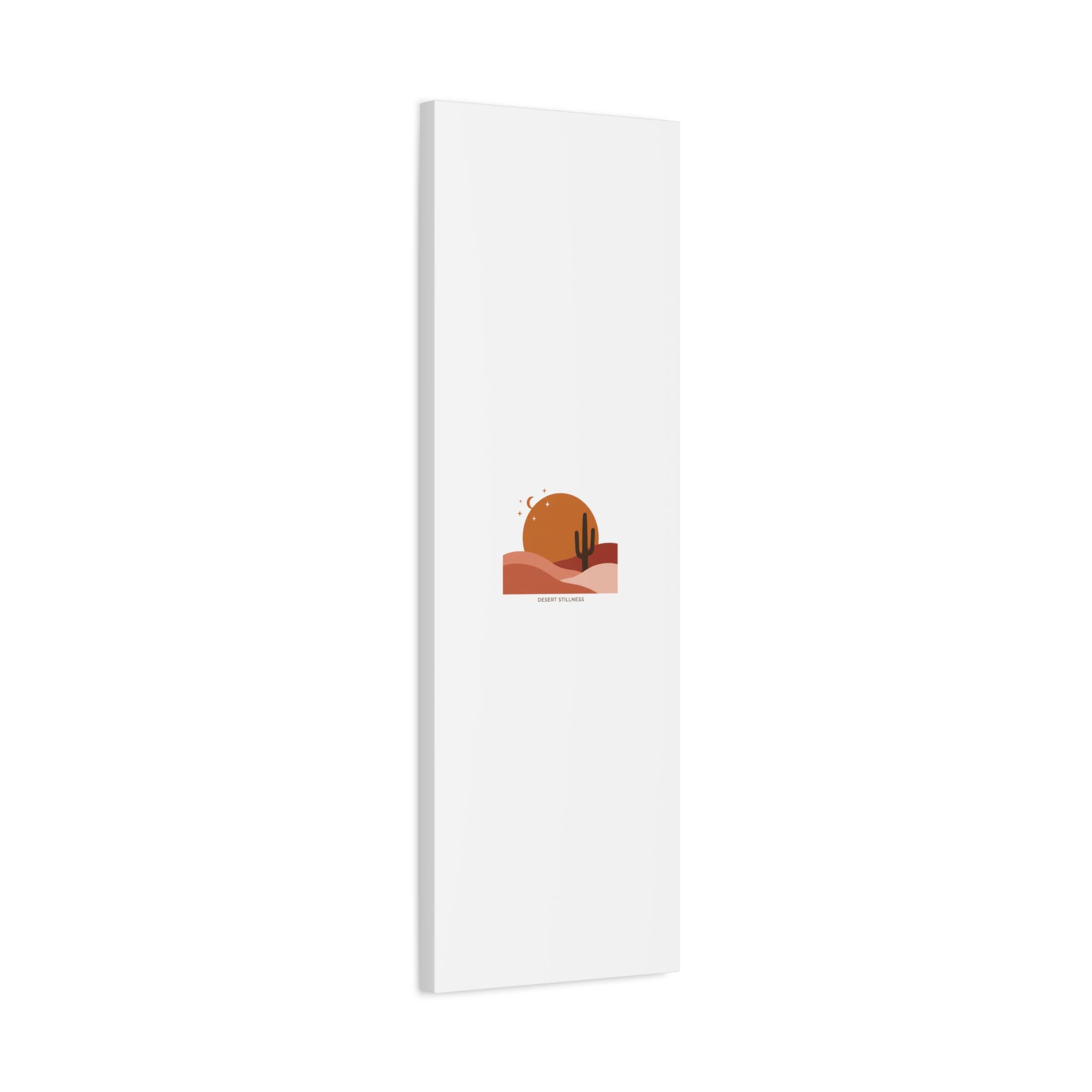 Desert Stillness Canvas, Desert Sunset Minimalist Mesa | Southwestern Art Print