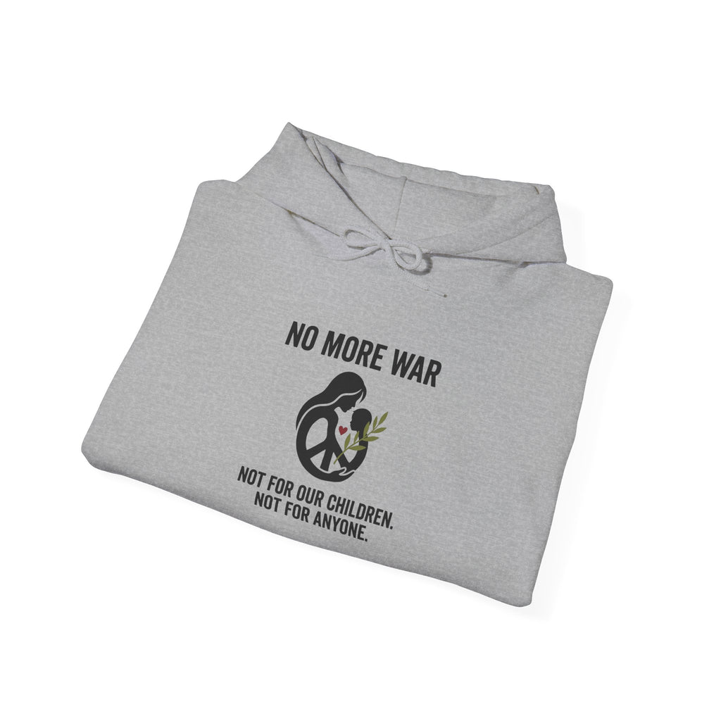 No More War Hoodie | anti-war, peace, ceasefire, solidarity. Navy