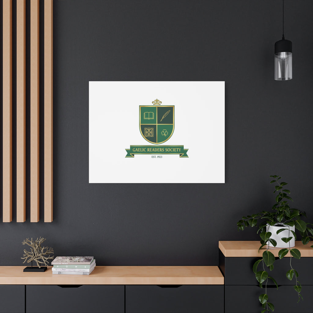 Gaelic Crest Shield Canvas | Celtic crest, Irish heritage logo 36" x 36" 1.25"
