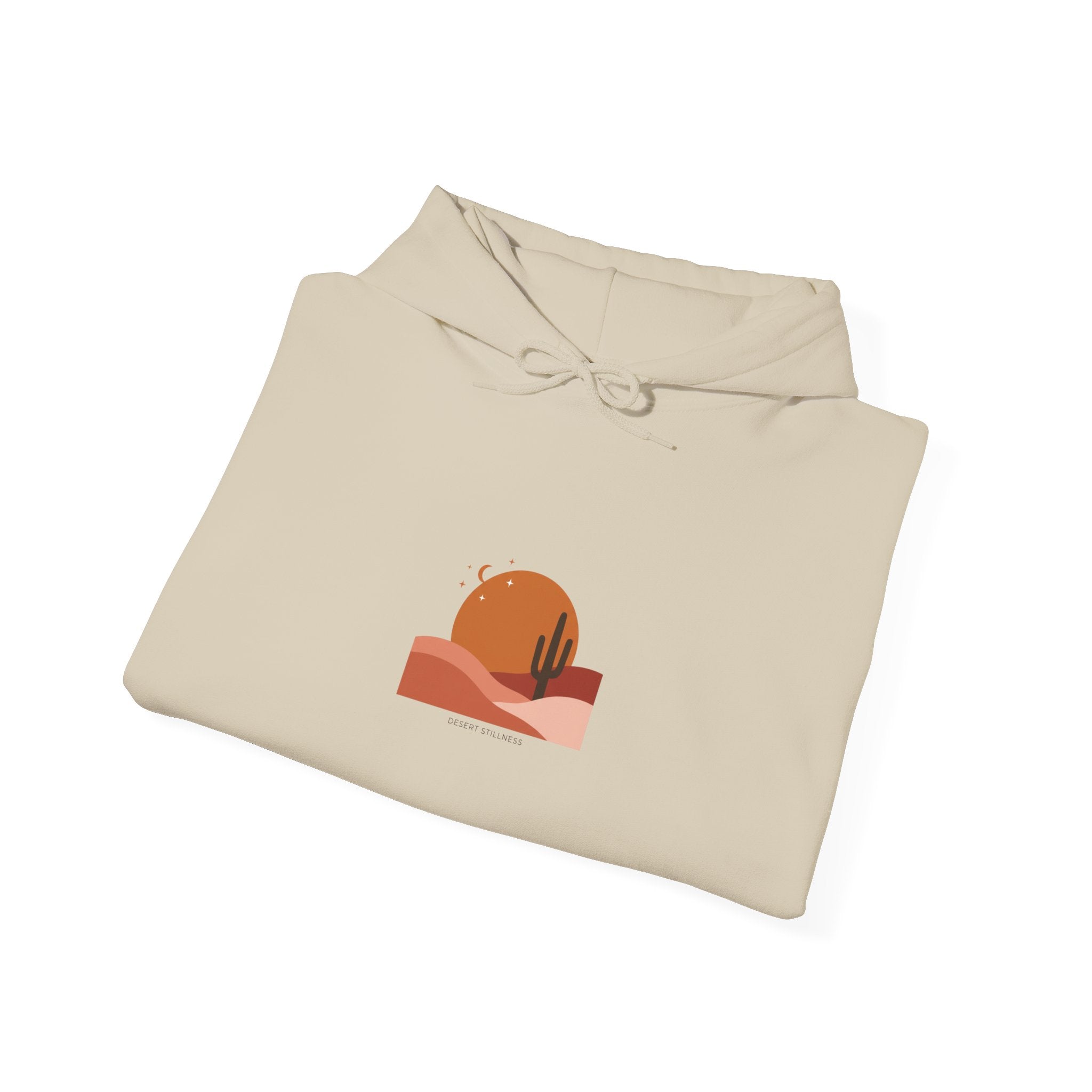 Desert Sunset Minimalist Mesa Hoodie | southwestern art print, adobe-inspired Navy