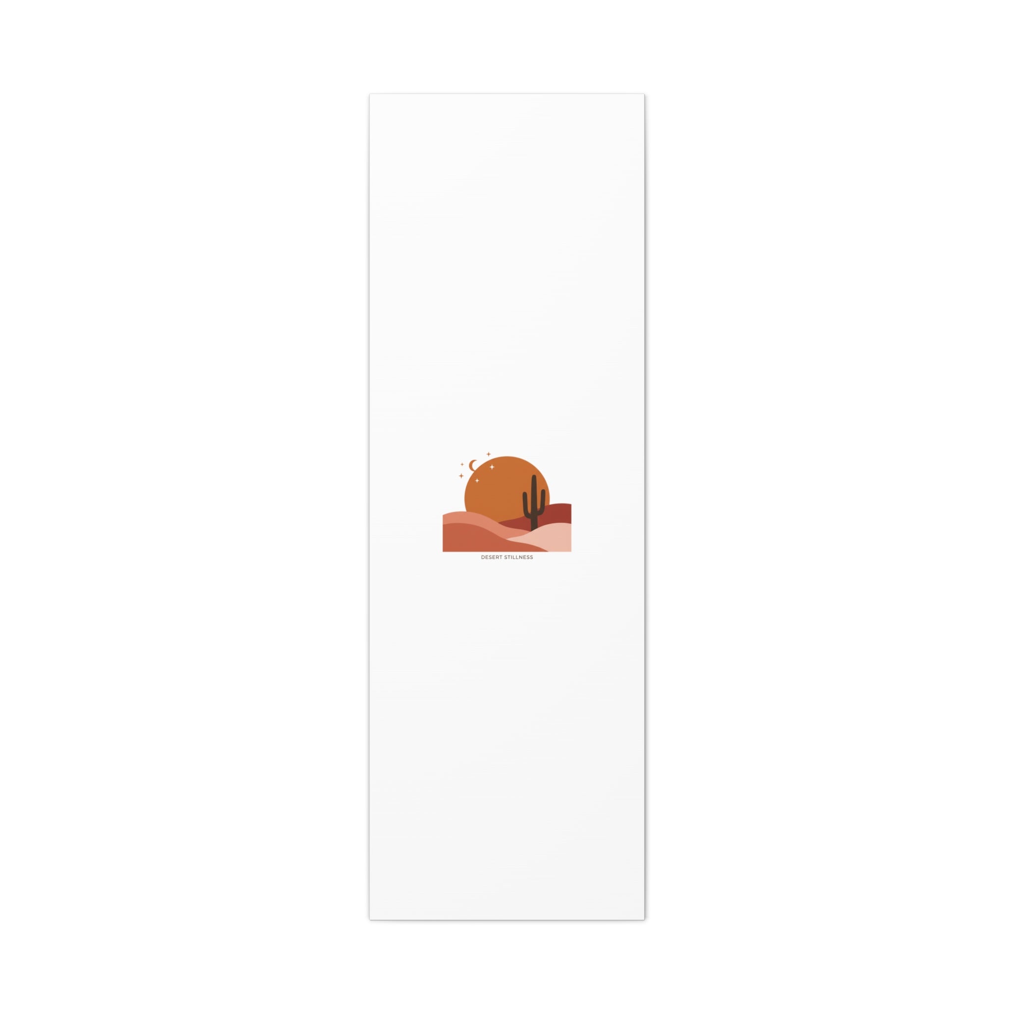 Desert Stillness Canvas, Desert Sunset Minimalist Mesa | Southwestern Art Print 20" x 60" (Vertical) 1.25"