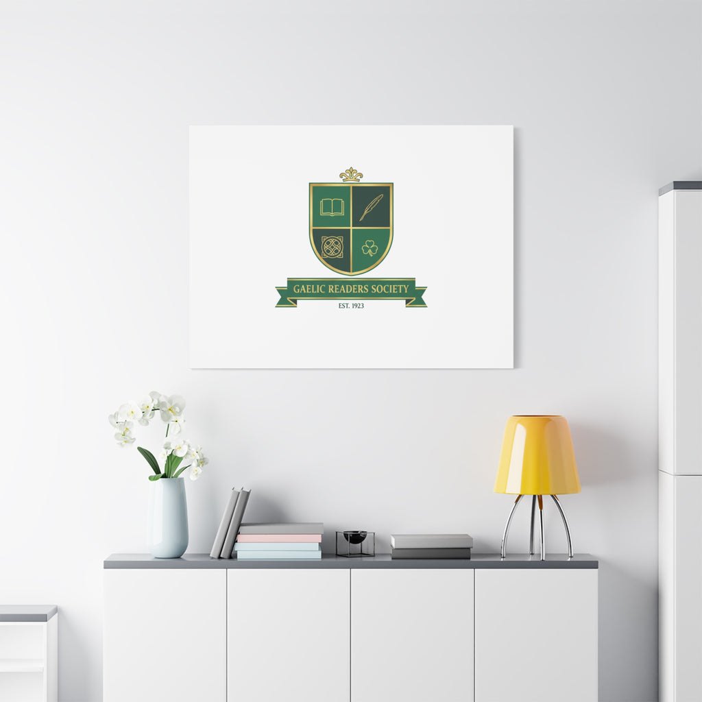 Gaelic Crest Shield Canvas | Celtic crest, Irish heritage logo 36" x 36" 1.25"