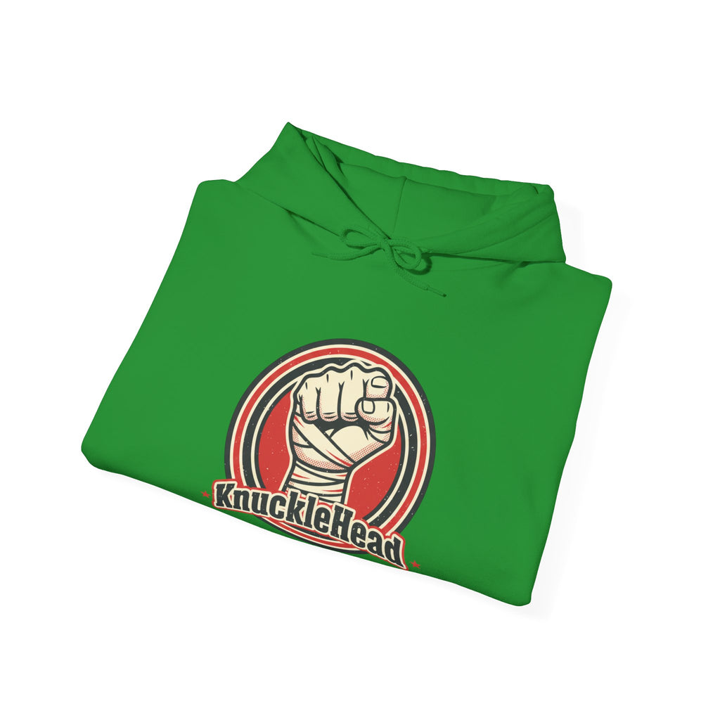 Knucklehead Fist Hoodie – Retro Boxing Punch Graphic Sweatshirt