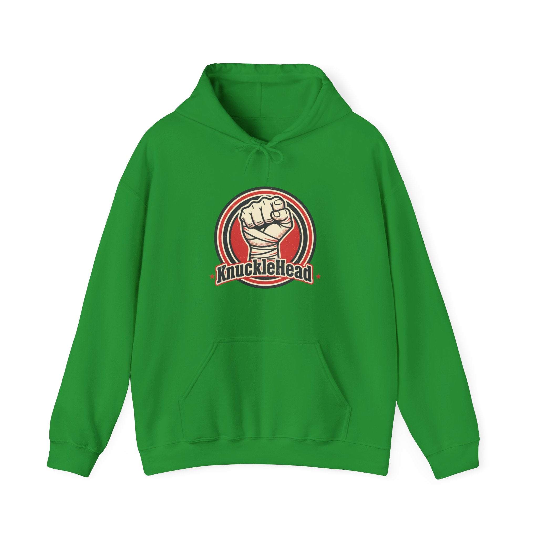 Knucklehead Fist Hoodie – Retro Boxing Punch Graphic Sweatshirt