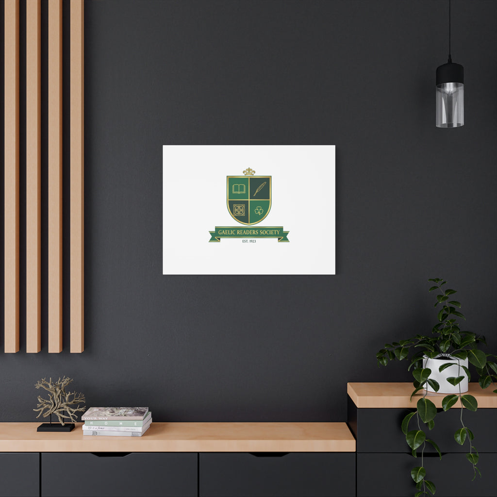 Gaelic Crest Shield Canvas | Celtic crest, Irish heritage logo 36" x 36" 1.25"
