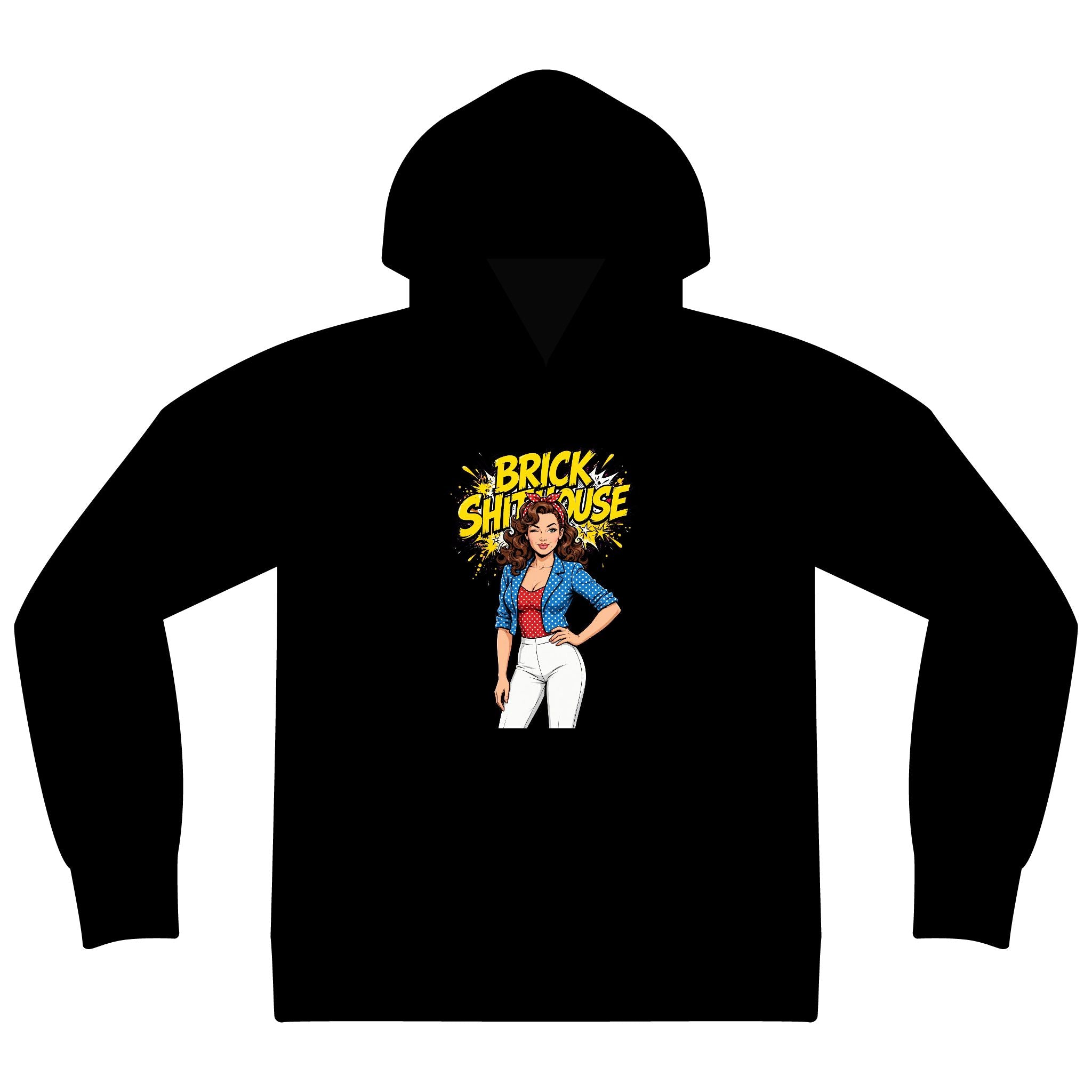 Brick Shit House Pinup Hoodie