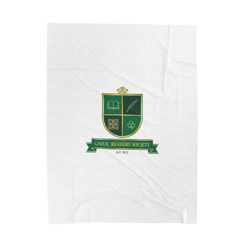 Celtic Crest Gaelic Readers Society Blanket | Irish heritage logo, Celtic knot 60" × 80"