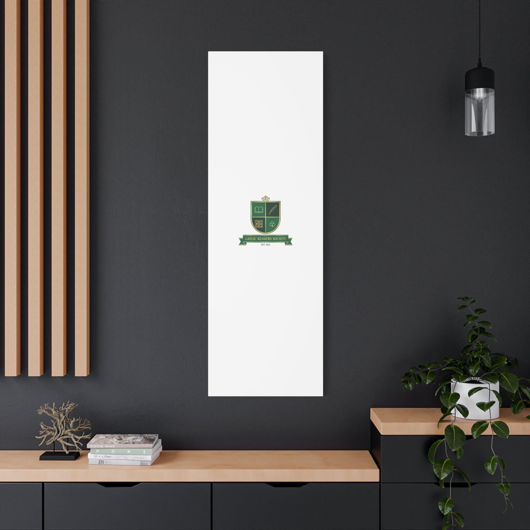Gaelic Crest Shield Canvas | Celtic crest, Irish heritage logo 36" x 36" 1.25"