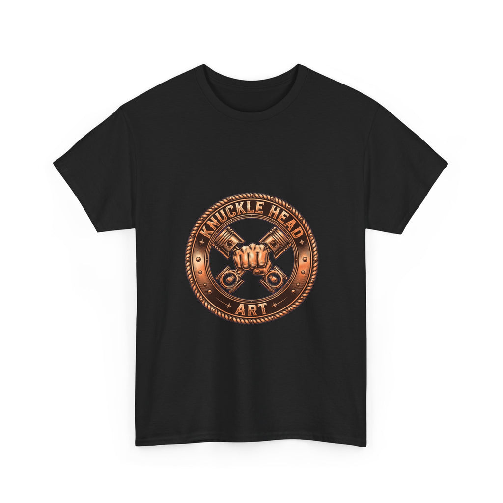 Knucklehead Art Metal Emblem T‑Shirt