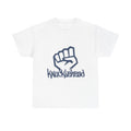 Knucklehead Fist Graphic Tee | Punk Streetwear, Bold Logo White