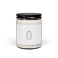 Gothic Arch Minimal Candle | Soy 9oz, Quiet Luxury, Serene Typography