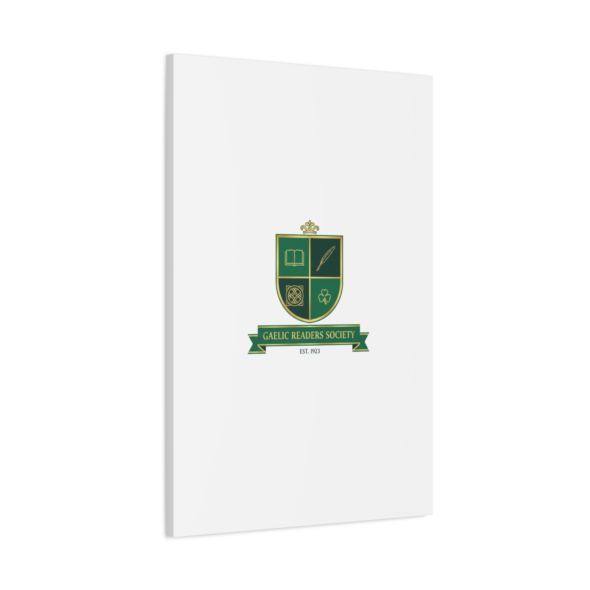 Gaelic Crest Shield Canvas | Celtic crest, Irish heritage logo 36" x 36" 1.25"