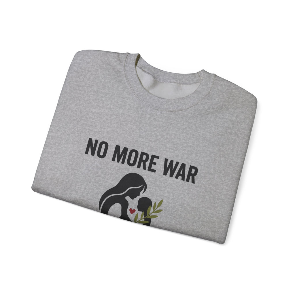 No More War Sweatshirt | Anti-War, Peace, Ceasefire, Solidarity Protest. Navy