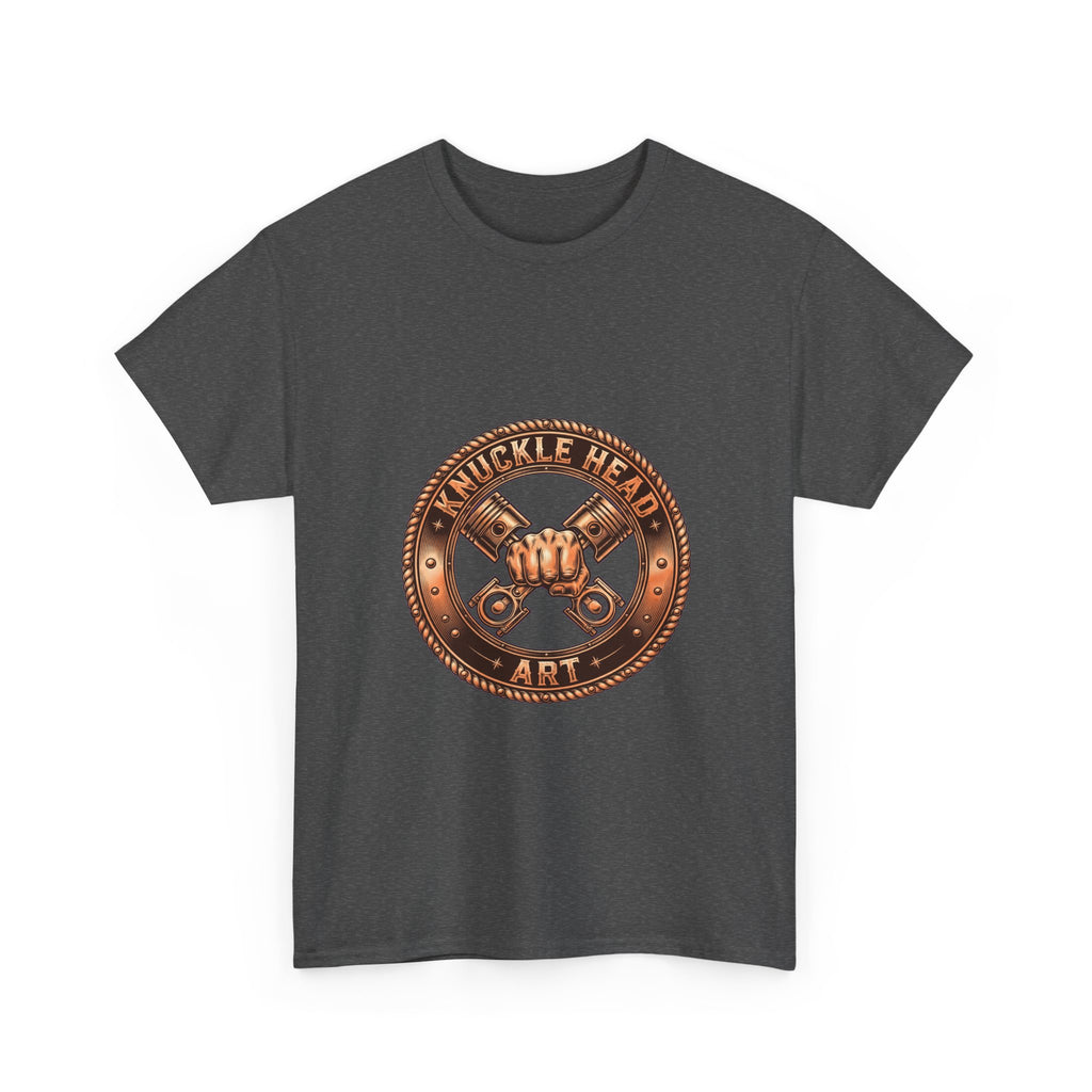 Knucklehead Art Metal Emblem T‑Shirt