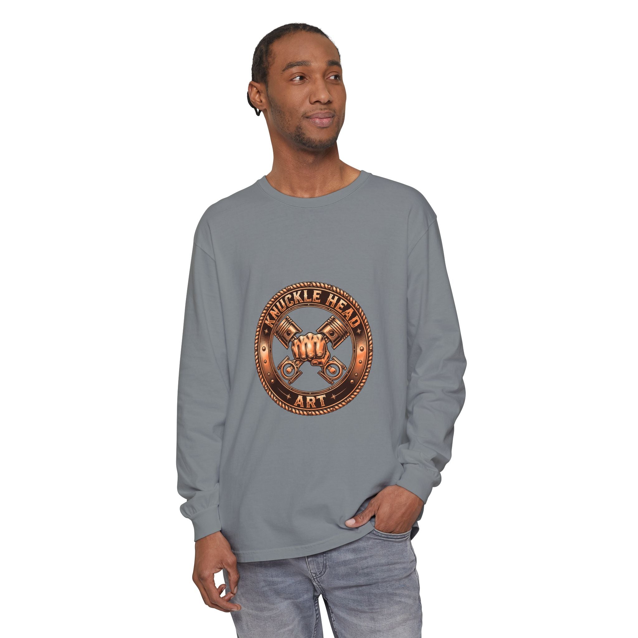 Knucklehead Art Emblem Long Sleeve Tee