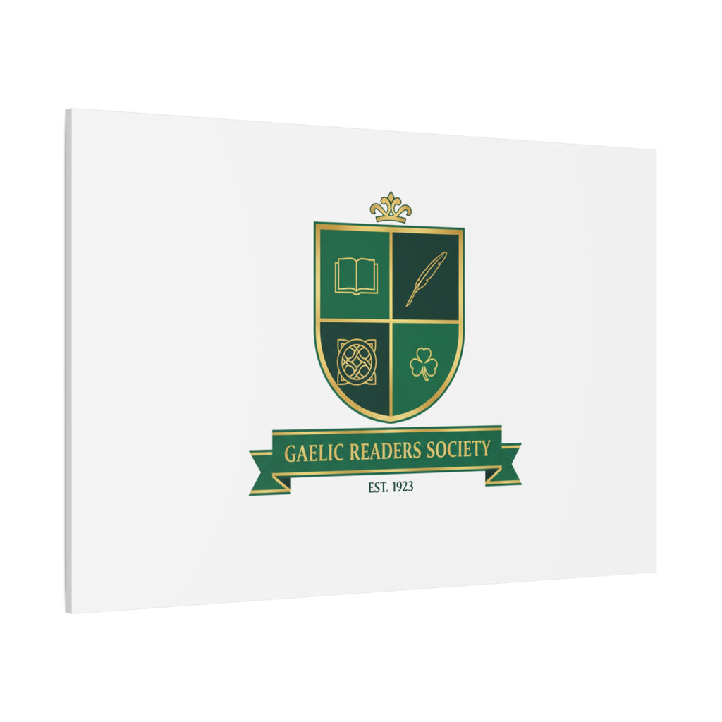 Gaelic Crest Shield Canvas | Celtic crest, Irish heritage logo 36" x 36" 1.25"