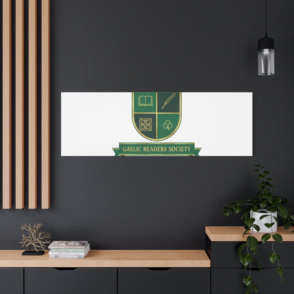 Gaelic Crest Shield Canvas | Celtic crest, Irish heritage logo 36" x 36" 1.25"