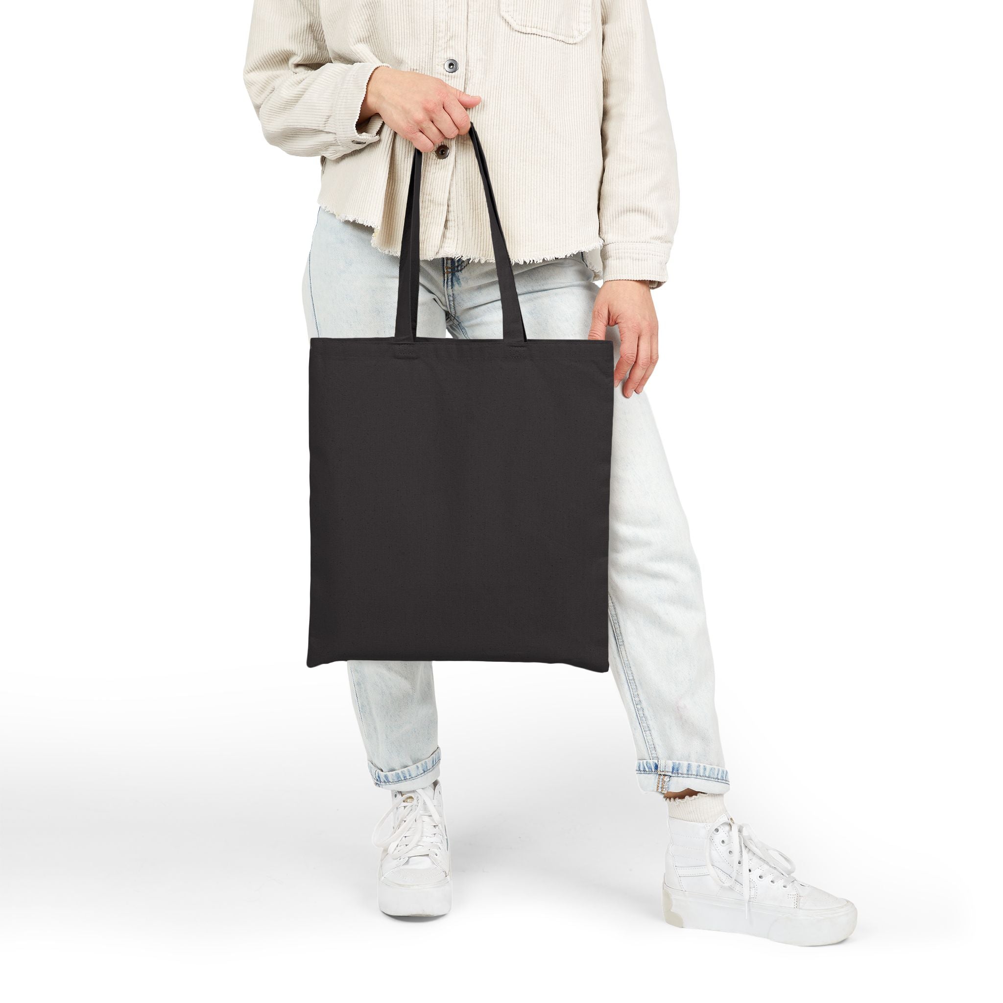 Gothic Arch Minimal Tote | Monastic Minimalism, Scripture Micro-Text