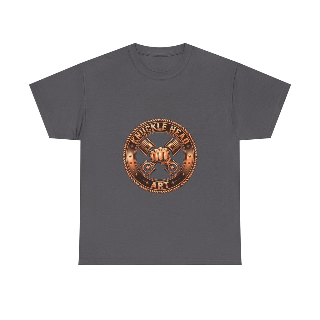 Knucklehead Art Metal Emblem T‑Shirt