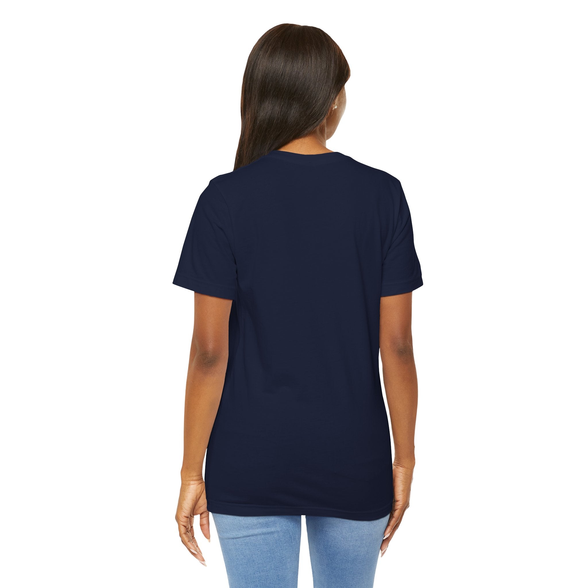 Gothic Arch Minimal Tee | Monastic Minimalism, serene typography Navy
