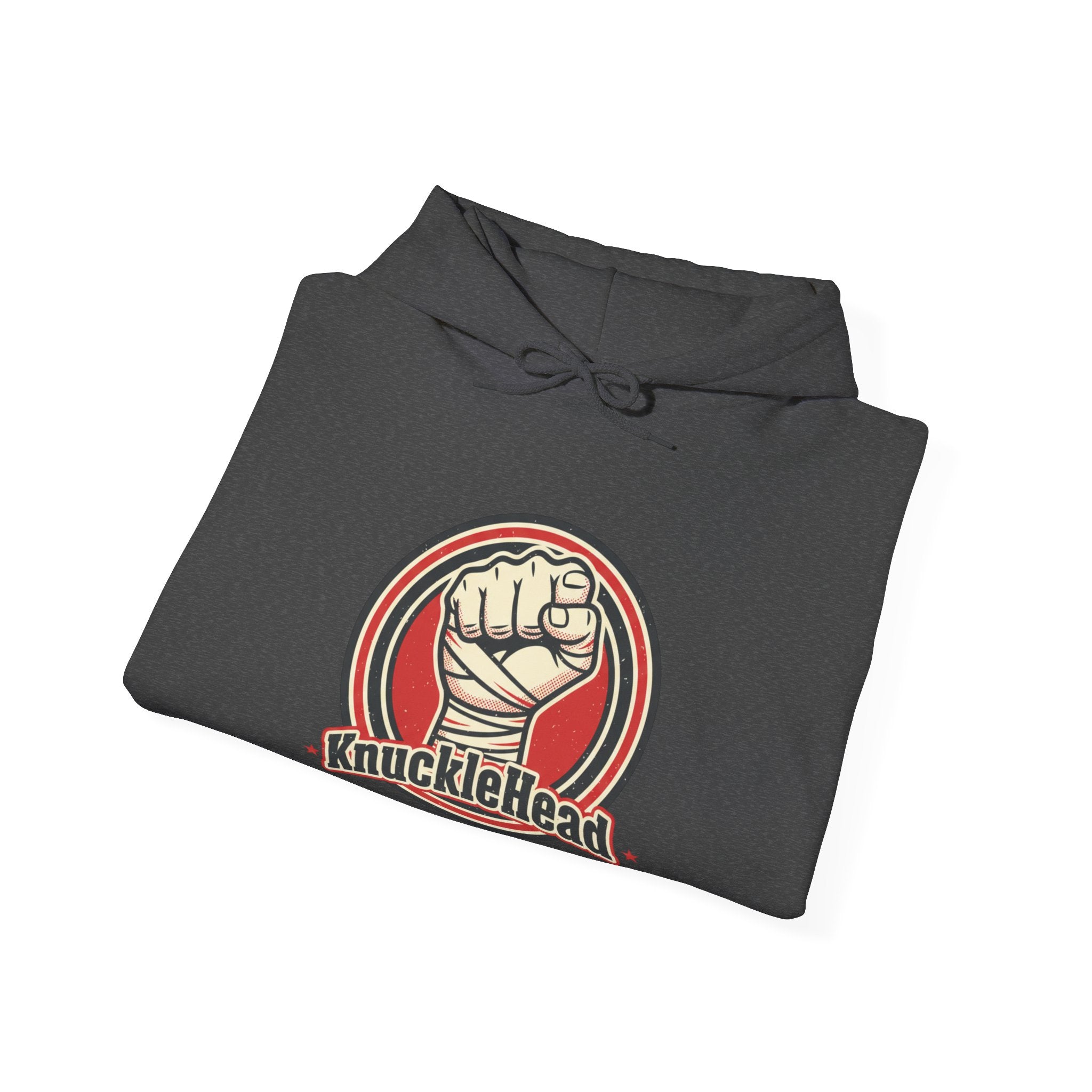 Knucklehead Fist Hoodie – Retro Boxing Punch Graphic Sweatshirt
