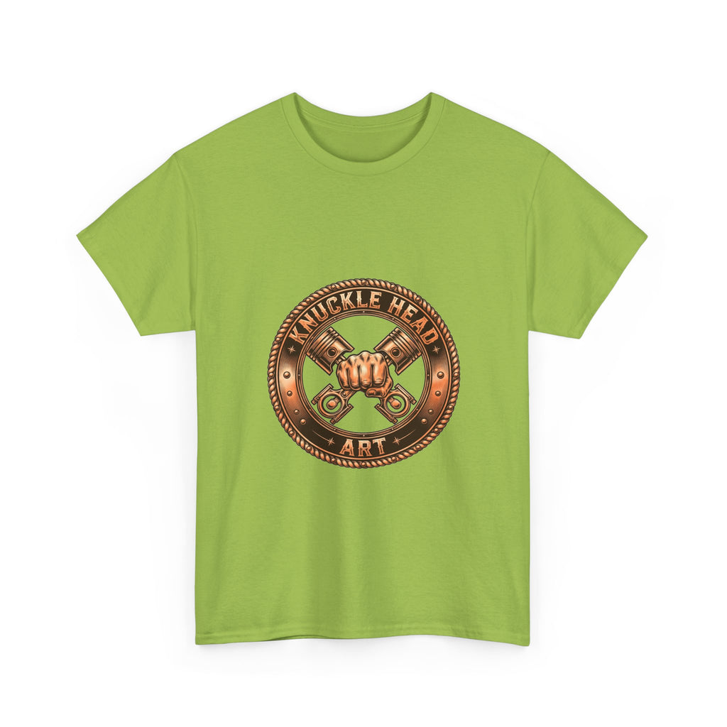 Knucklehead Art Metal Emblem T‑Shirt
