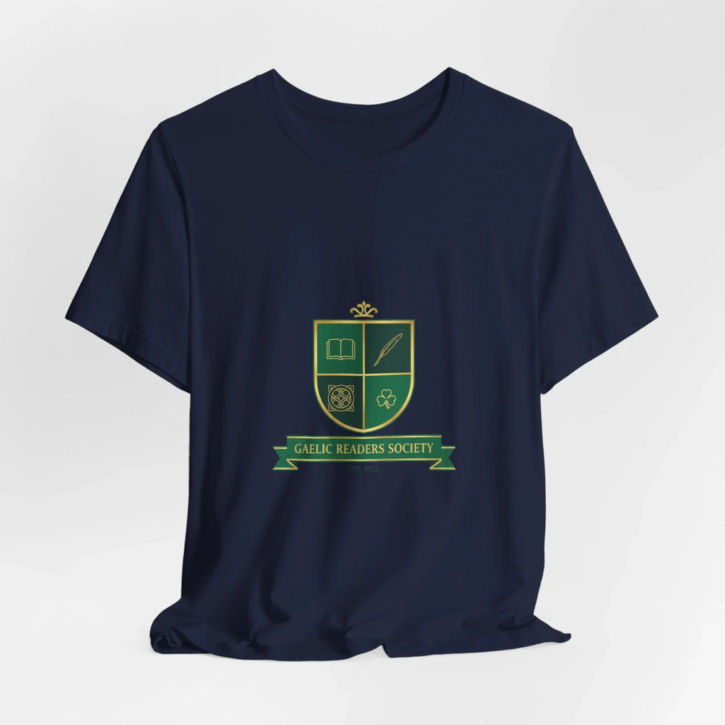 Celtic Crest Shield T-Shirt | Gaelic serif crest, Celtic knot logo Navy