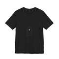 Gothic Arch Minimal Tee | Monastic Minimalism, serene typography Black