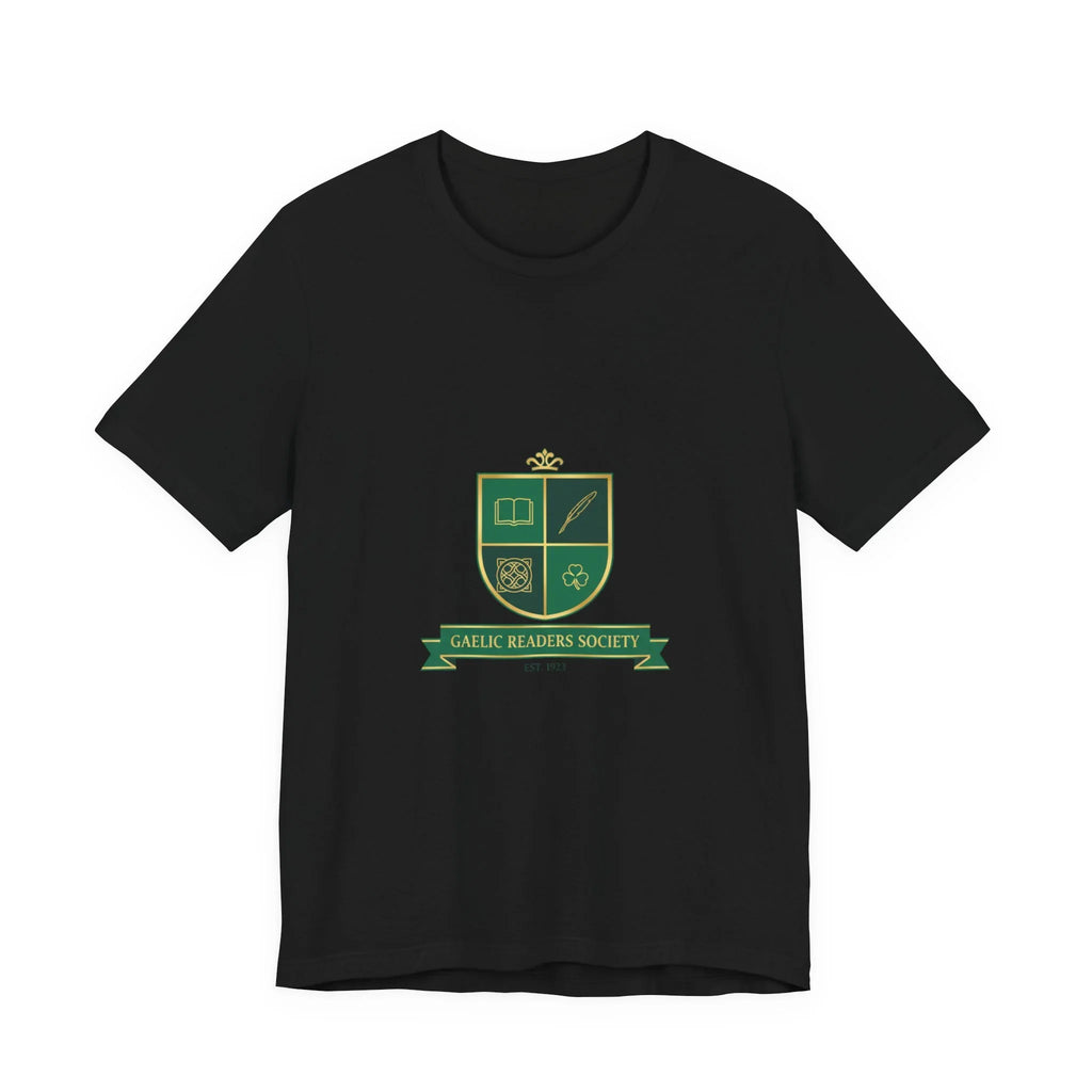 Celtic Crest Shield T-Shirt | Gaelic serif crest, Celtic knot logo Black