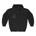Fist Logo Zip Hoodie â Empowerment Graphic Full-Zip Sweatshirt Black